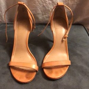 Banana Republic Nude Ankle Strap Heels